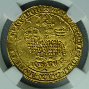 フランス ジャン２世 金の羊 ムートンドール 金貨 NGC MS63