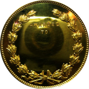 トップグレード インド(イギリス宗主国) カルカッタ国際博覧会 ヴィクトリア ゴールドメダル 1883年 MS63 NGC
