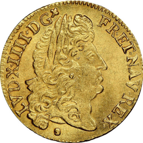 トップグレード(単独) ルイドール金貨 全ルイドールでセカンドグレード 実質トップバリュー ルイ14世 モンペリエ鋳造所 1690年 MS66+ NGC