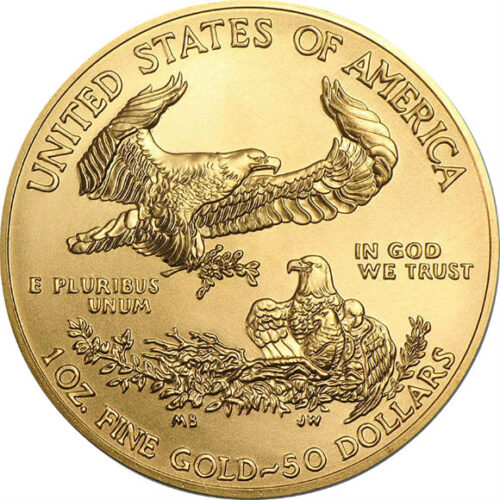 アメリカ ブリオン金貨 50ドル 1オンス アメリカンイーグル セント・ゴーデンス ウォーキング・リバティー ウェストポイント プラスチック(ラウンド)ケース入り