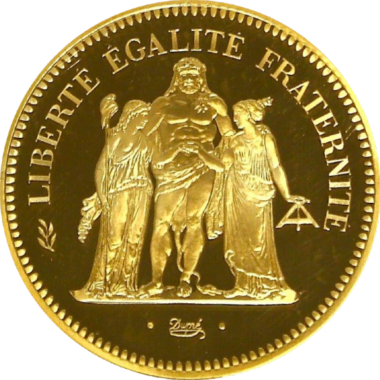 1974年 50フラン 銀貨 PCGS MS67 Yahoo!オークション -「フランス50