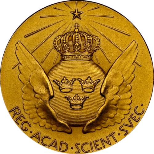 オンリーワングレード ノーベル物理学賞化学賞選考委員メダル 金メダル スウェーデン王立科学アカデミー 1960年 MS64 NGC