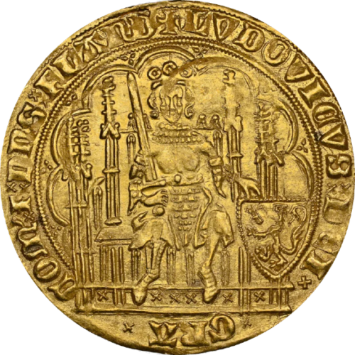 トップグレード(同列) エキュドール(金貨) パリッとクリスピー感が高い エッジ効いている フランス フィリップ６世 1328年〜50年 MS64 NGC