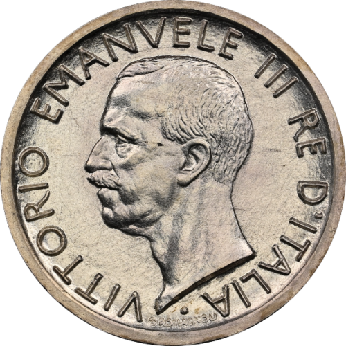 トップグレード(単独) 5リラ 技術試験打ち 試鋳貨 パターン 世界で現認3点のみ 極稀少 銀貨 ヴィットリオ・エマニュエーレ3世 イタリア 1926年 MS67 NGC