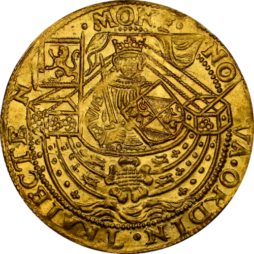 ローズ・ノーブル金貨 ユトレヒト州 ネーデルラント連邦共和国(現オランダ) 1600〜1601年頃 MS63 NGC
